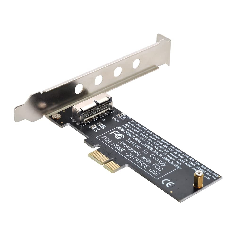 PCI Express PCI-1X to 12+16Pin 2013-2017 Mac SSD Convert Card for A1493 A1502...