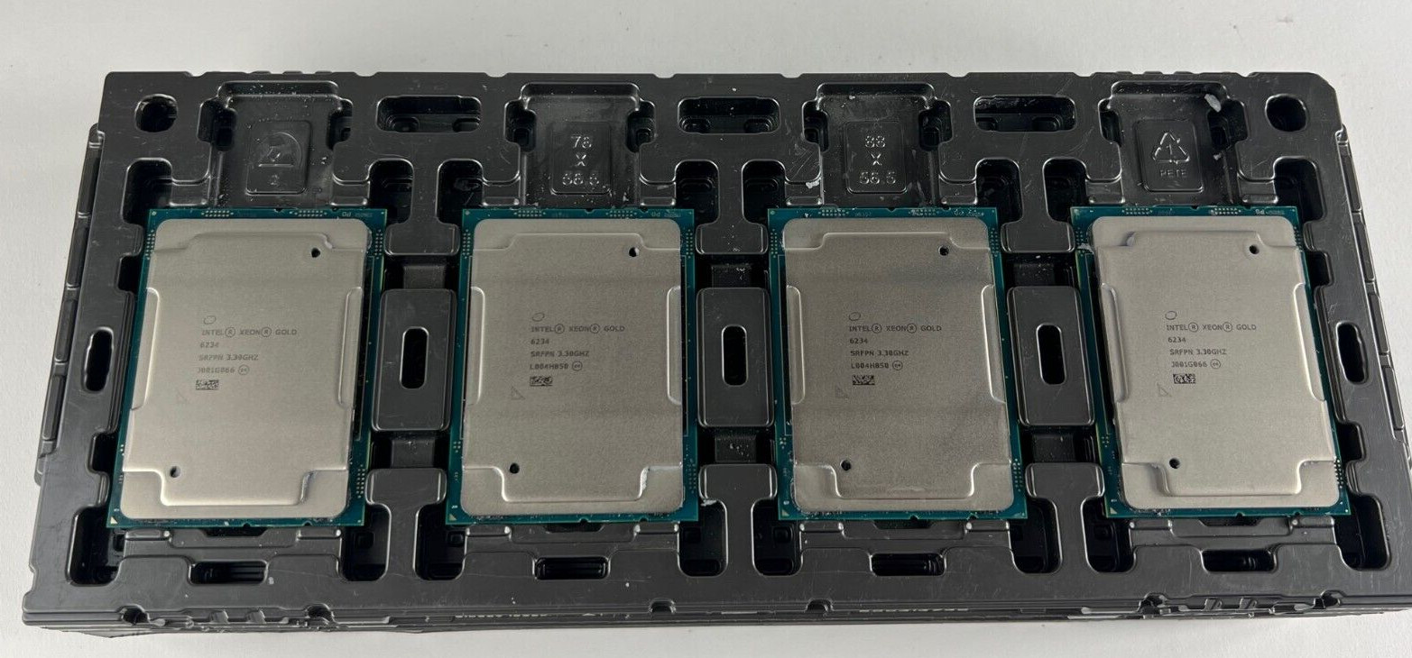 SRFPN Intel Xeon Gold 6234 (3.3GHz/8-core/24.7MB/130W) Processor Same Day ship