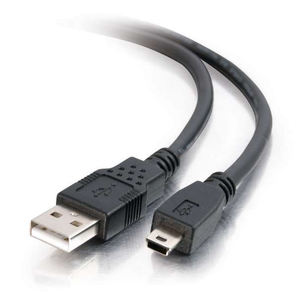 NEW C2G Cables to Go 27329 USB 2.0 A to Mini-B 1m Digital Camera Transfer Cable