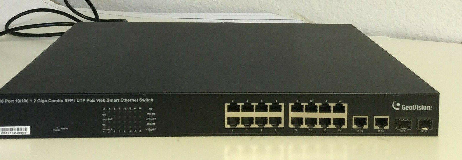  Geovision GV-POE1601-HW V2.0 In A Great Condition,30 Days Money Back