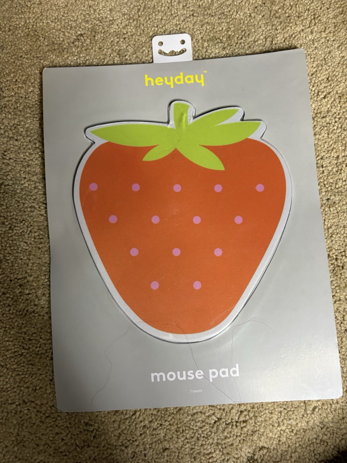 ​Heyday Strawberry Shaped Mouse Pad - New - Red Fruit Novelty Desk Accessory