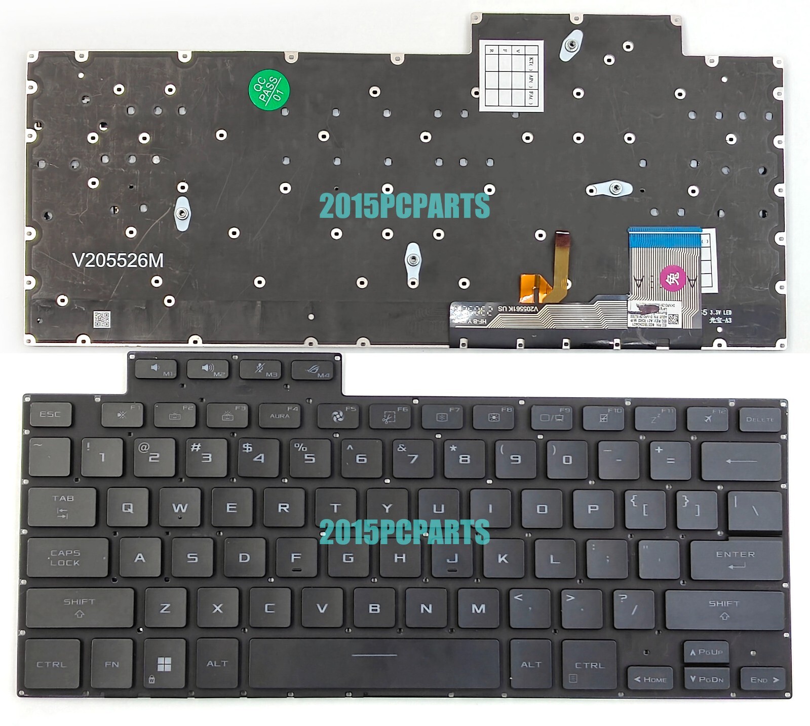 New Asus ROG Zephyrus G16 GU603VI GU603VU GU603VV Keyboard RGB Backlit US