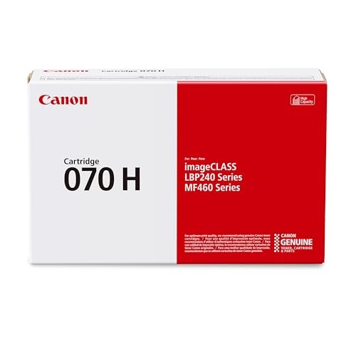 Canon Genuine 070 Black Toner Cartridge High Capacity Compatible - 5640C001