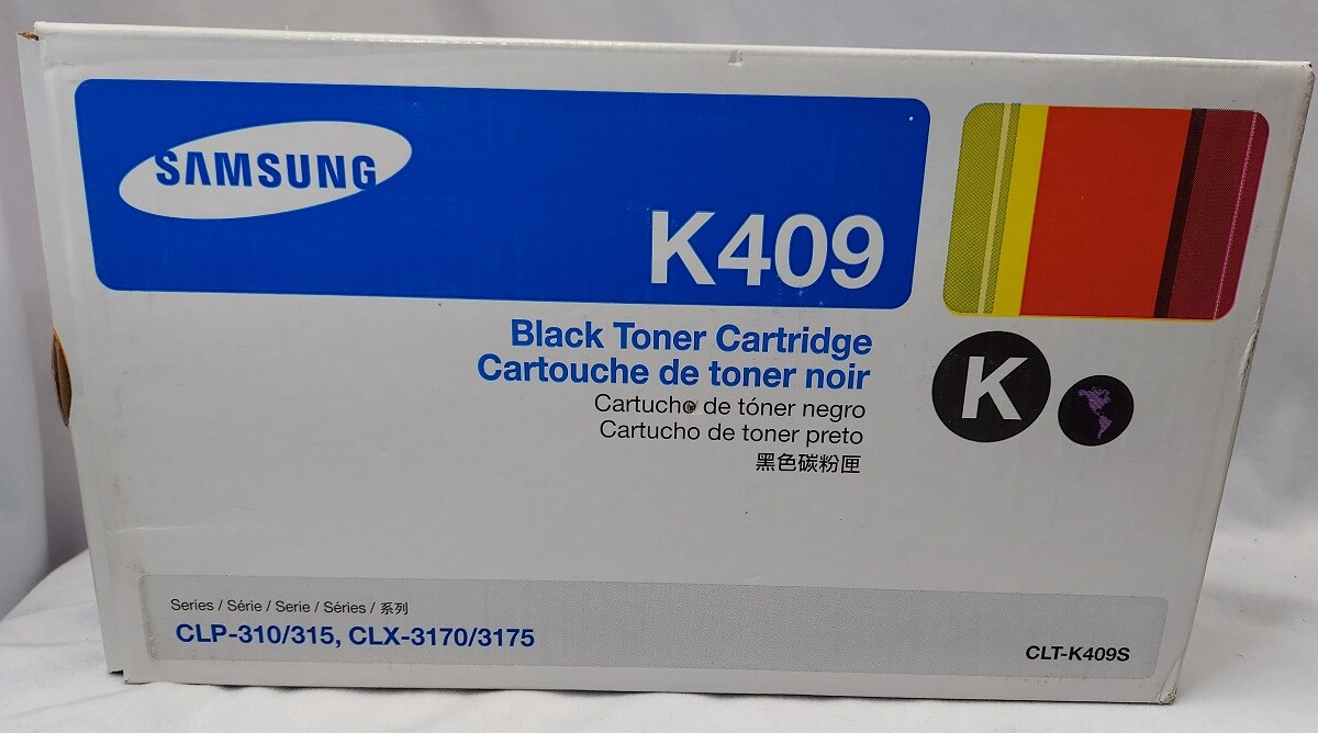 SAMSUNG K409 Black Toner Cartridge CLT-K409S Sealed 
