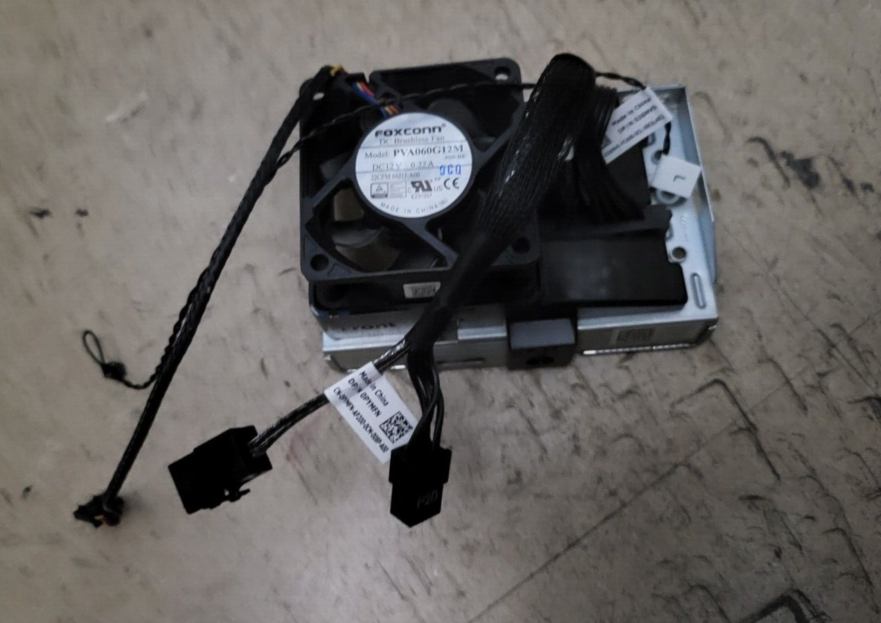 Genuine Dell Precision T7920 FRONT SAS Bracket Cooling Fan 66J1J F4MD2 26NV5