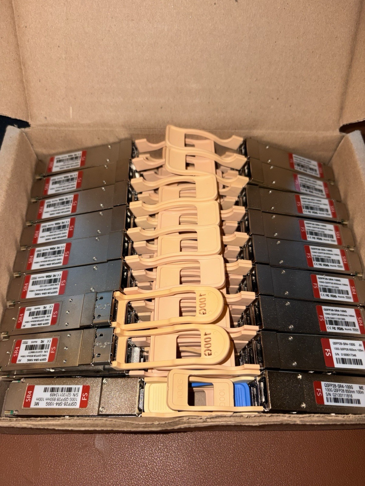 FS QSFP28-SR4-100G 100G QSFP28 850nm 100m Cisco Compatible Optical Transceiver
