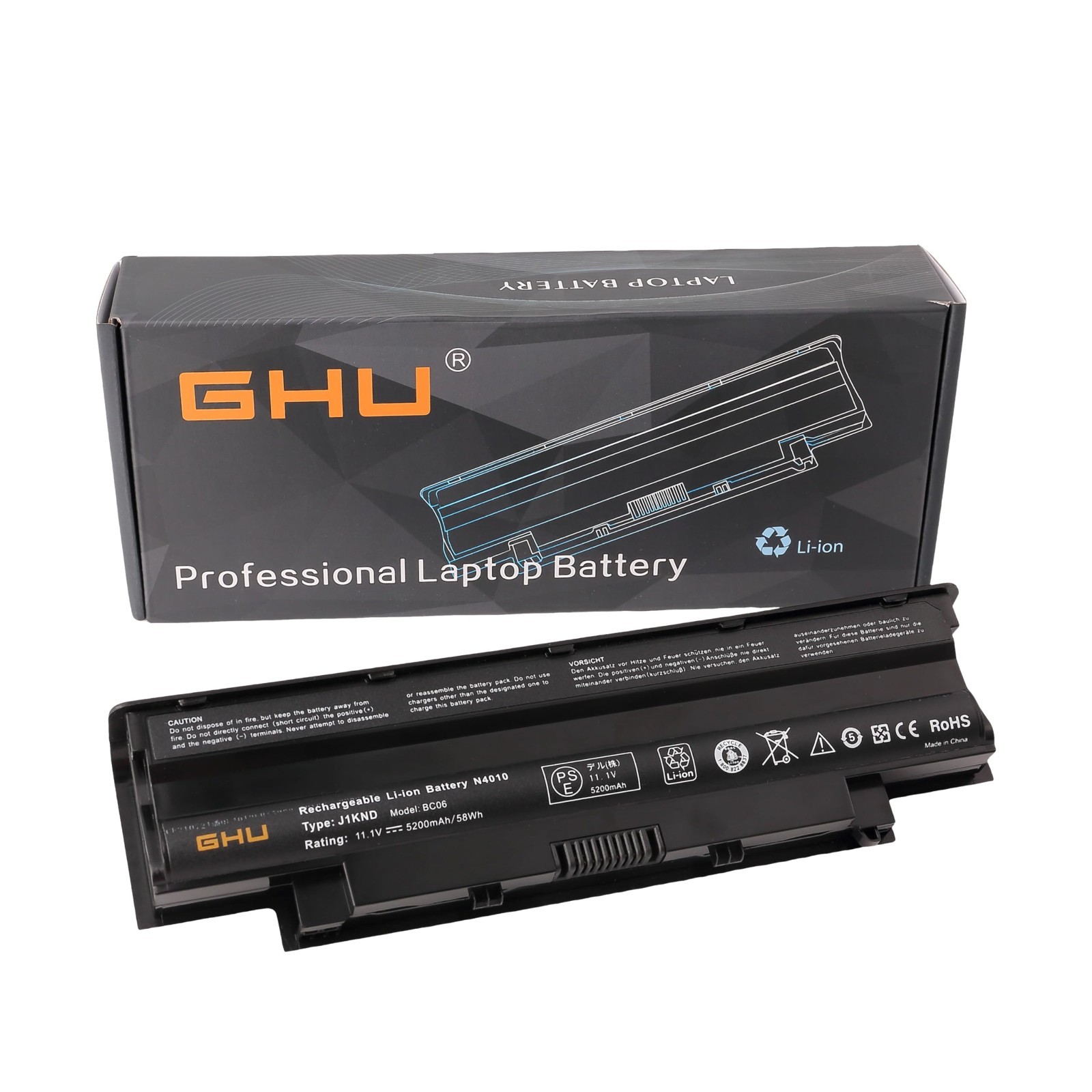 58Wh Laptop Battery Replacement for Dell Inspiron N3010 N4010 N5110 M4110 - Comp