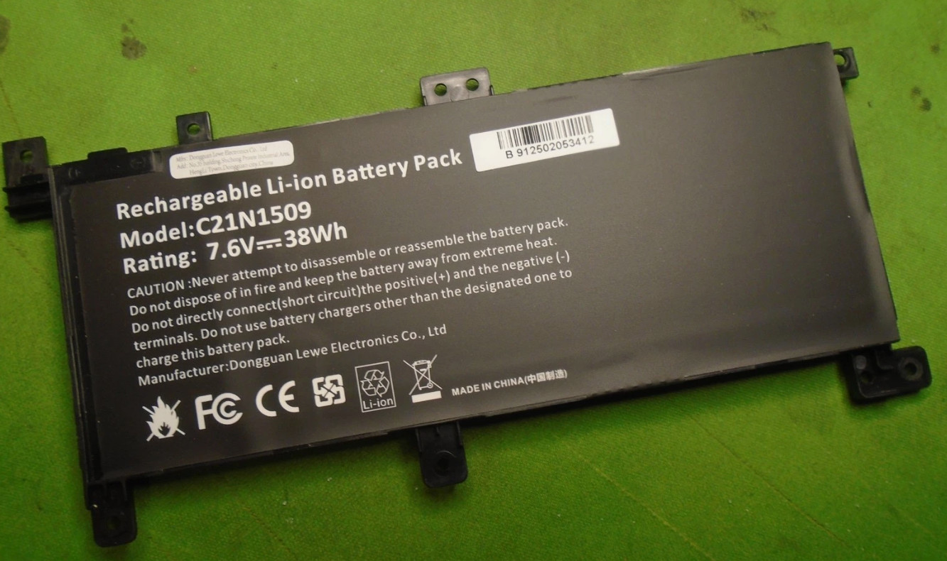 C21N1509 C21PQCH battery for ASUS K556U F556U X556U X556UB K556UQ
