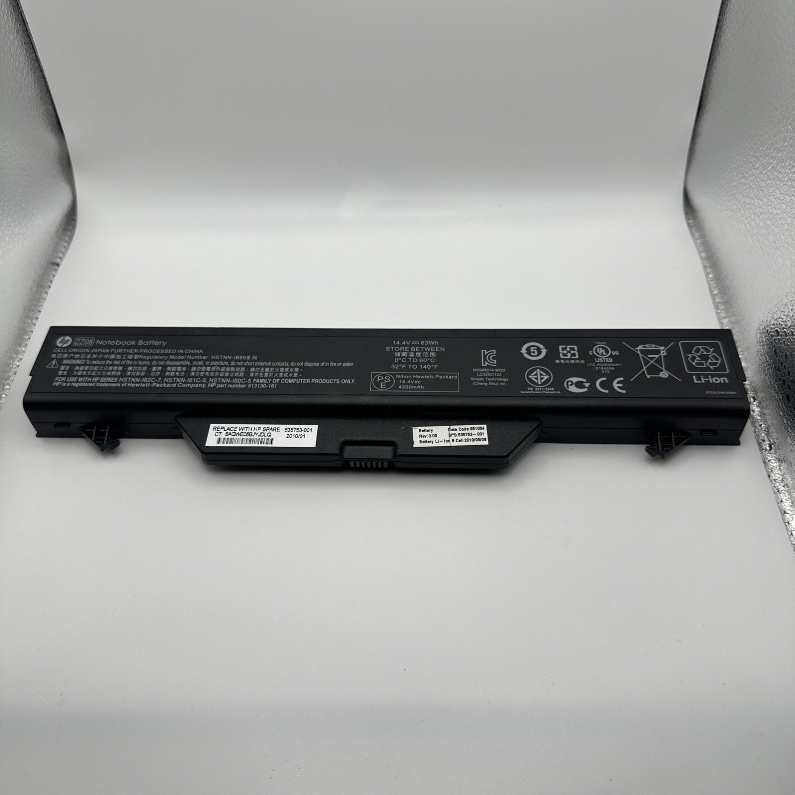 Used Laptop 4200mAh OEM Battery For HP ProBook 4510s