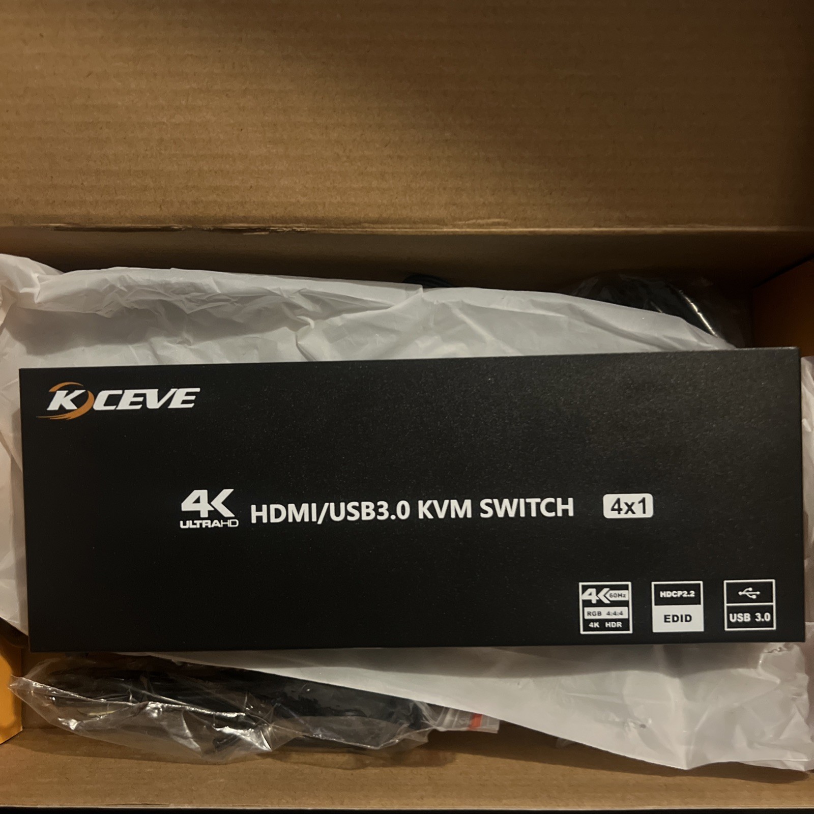 Kceve HDMI KVM SWITCH. USB 3.0 HDMI . 