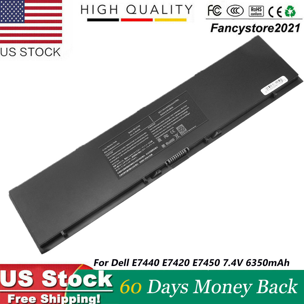 Lot 50PC 34GKR Battery For Dell Latitude E7440 E7450 E7420 PFXCR 3RNFD 47Wh