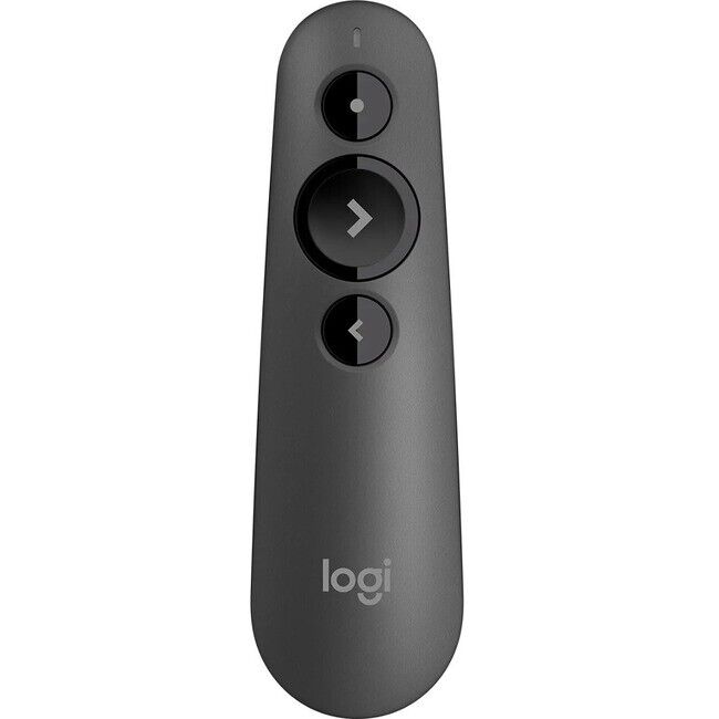 Logitech R500s Laser Presentation Remote Clicker with Dual Connectivity