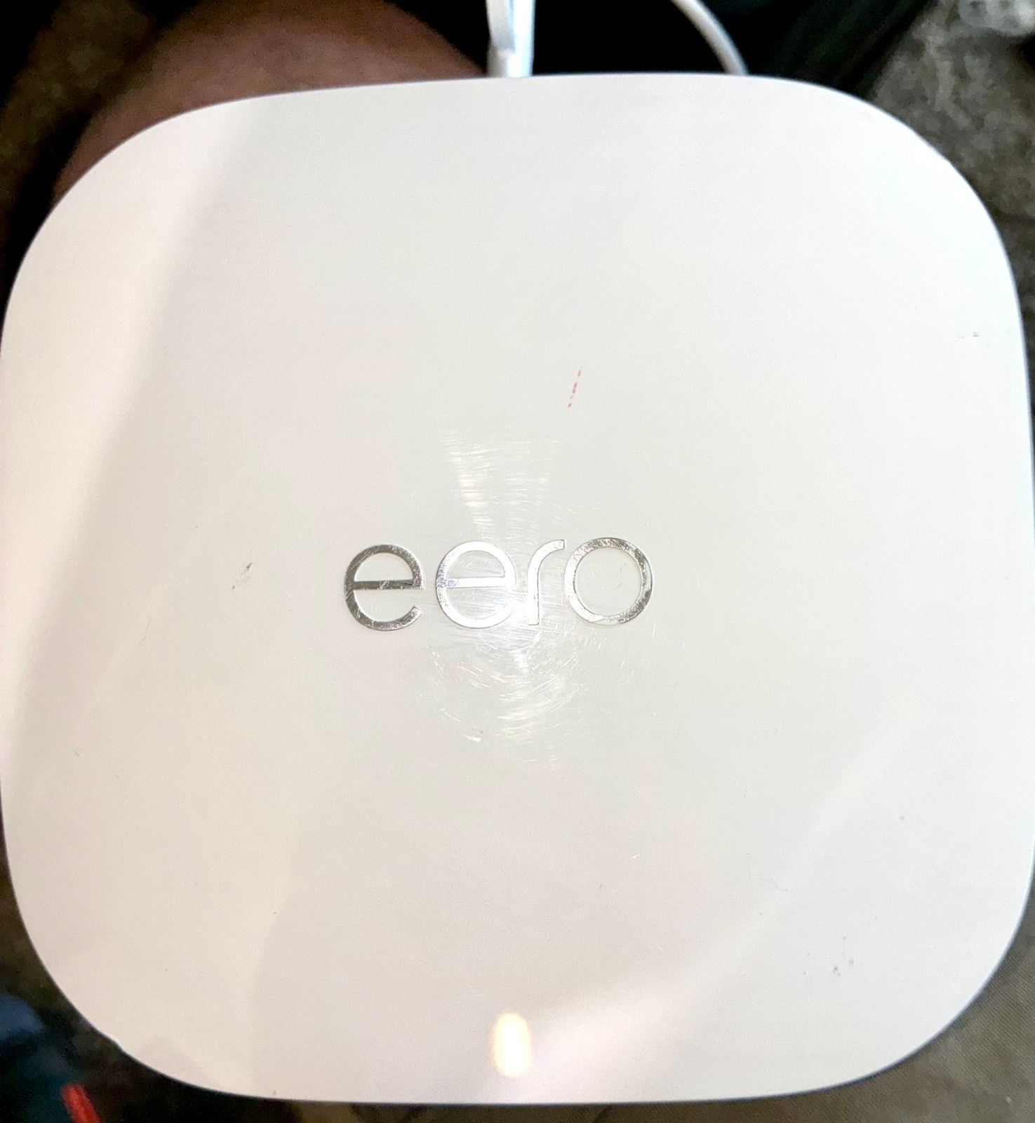 Amazon eero Pro 6E Tri-Band Mesh Wi-Fi 6E Router Model S010001 Powers On