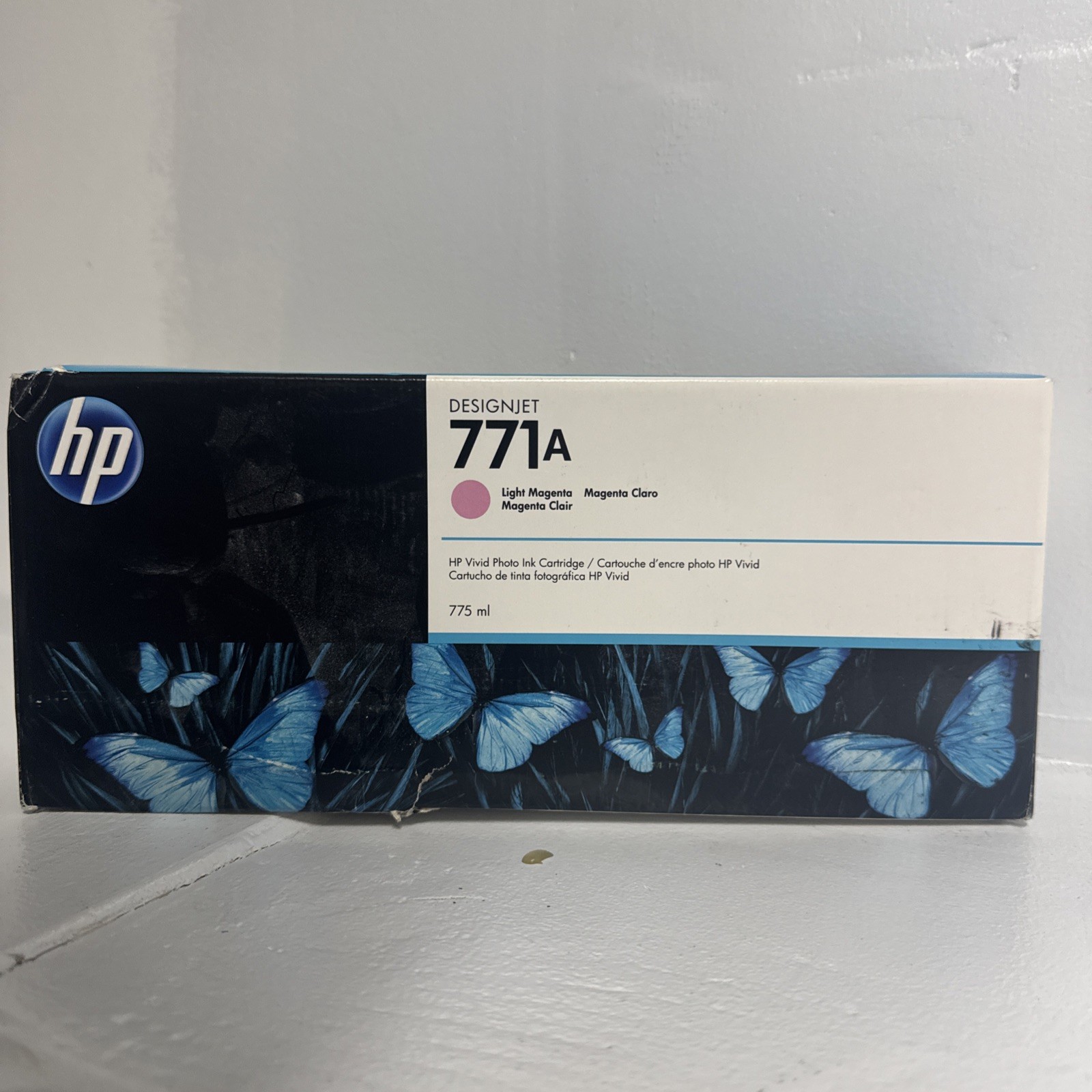 GENUINE HP B6Y19A LIGHT MAGENTA PHOTO INK CARTRIDGE 771A FACTORY SEALED 03/2022