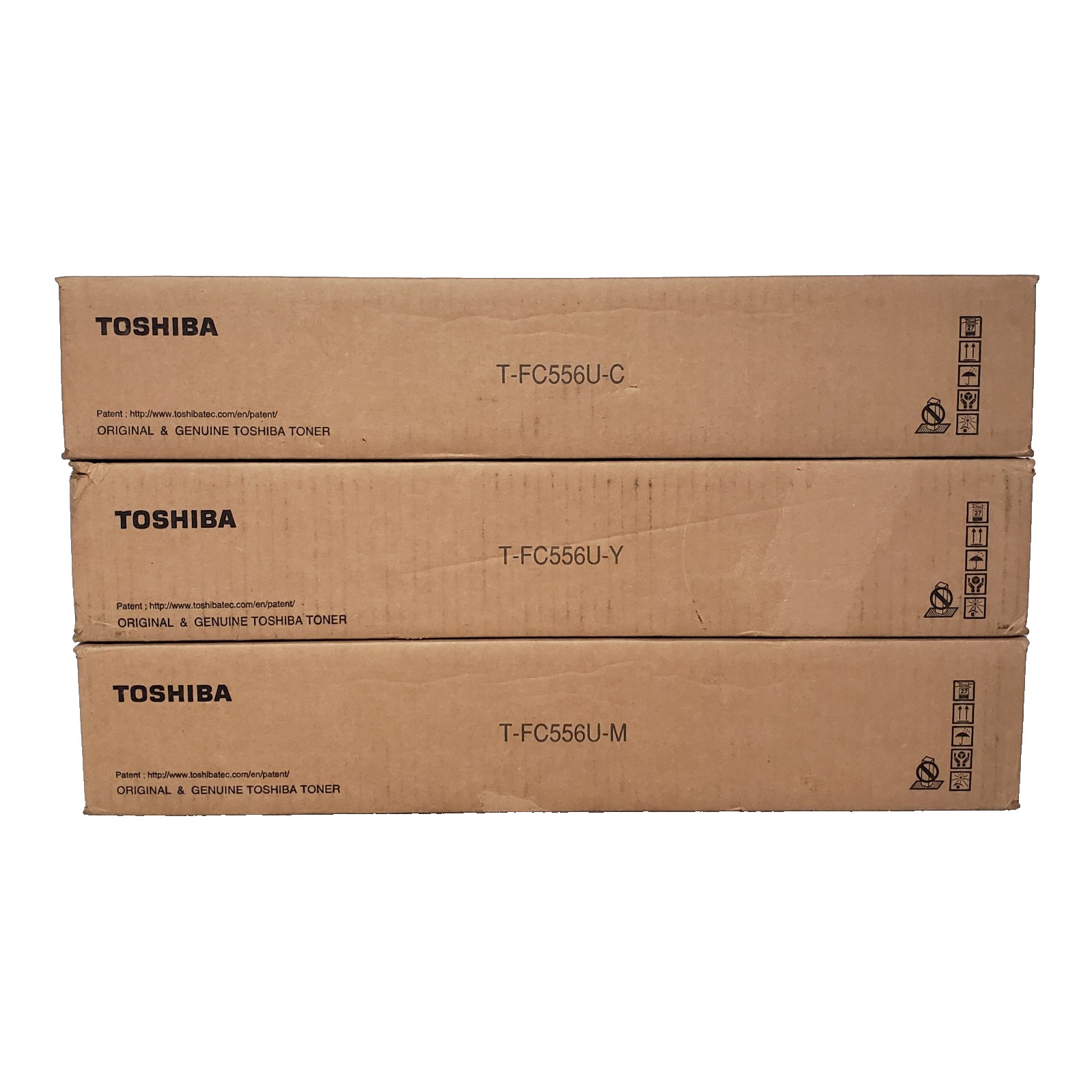 Toshiba T-FC556U-C T-FC556U-Y T-FC556U-M Toner Set C/Y/M e-STUDIO 5506 6506 7506