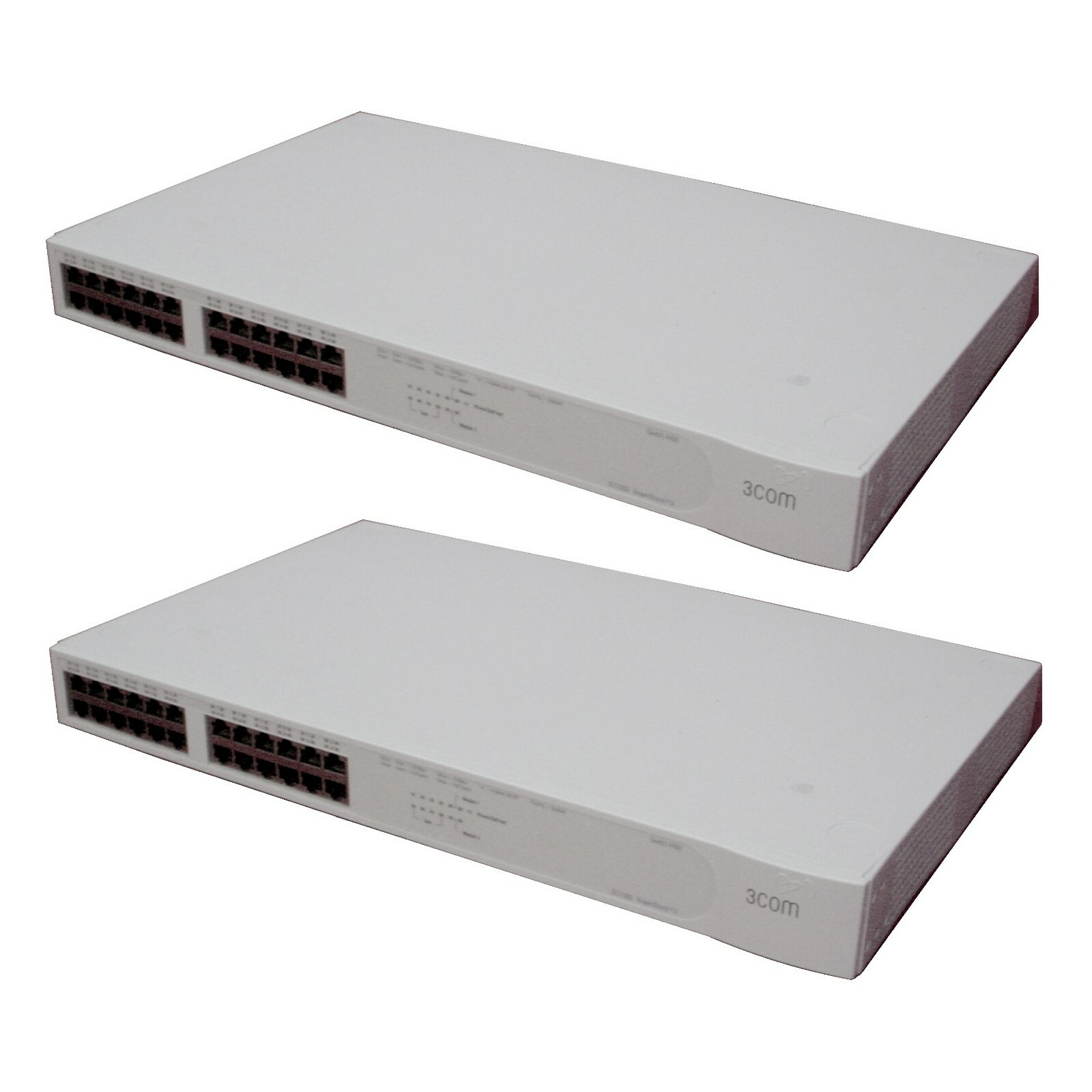 Lot of 2x 3Com SuperStack 3 3C17203 4400 24 Port Managed Switches