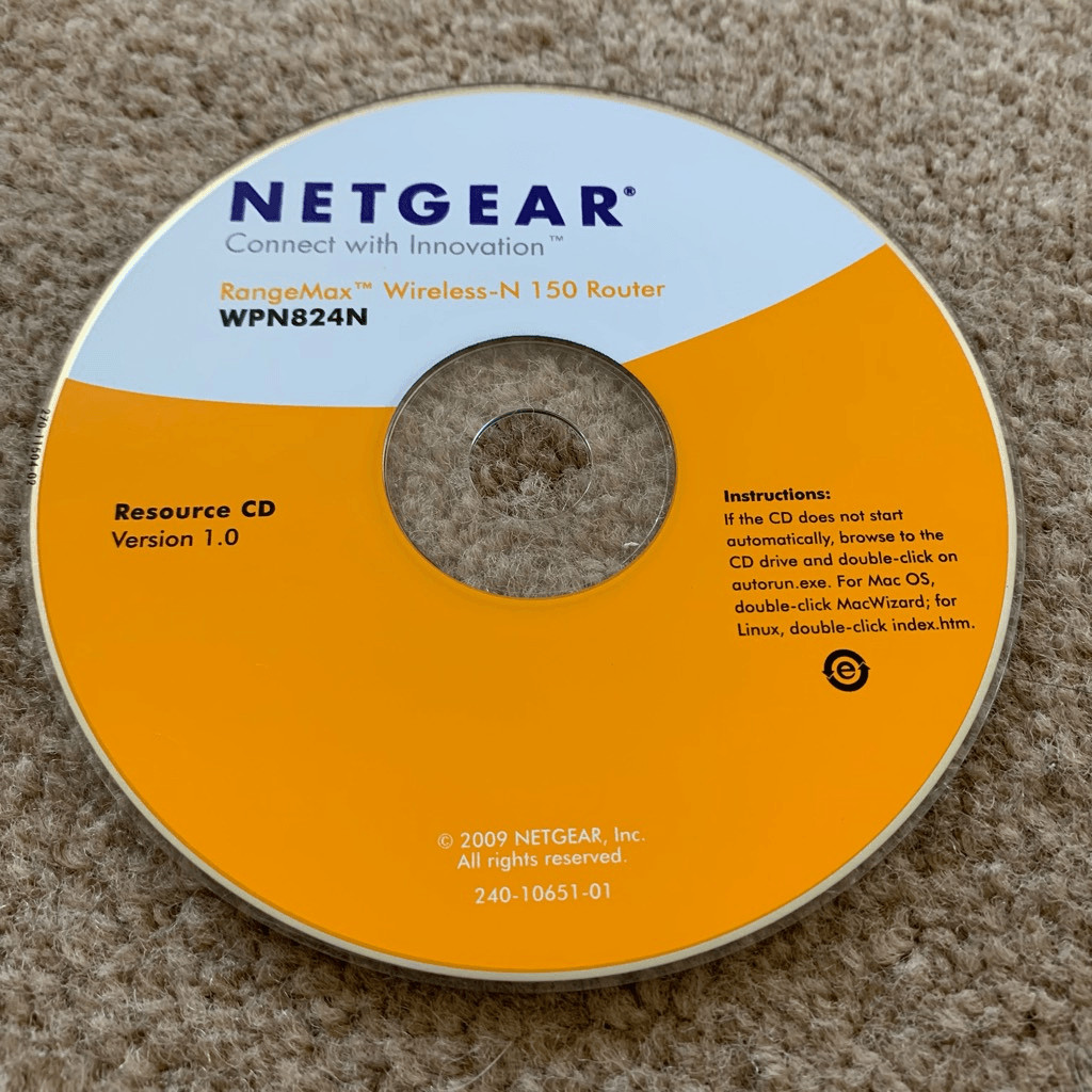 Netgear Version 1.0 209 Resource CD