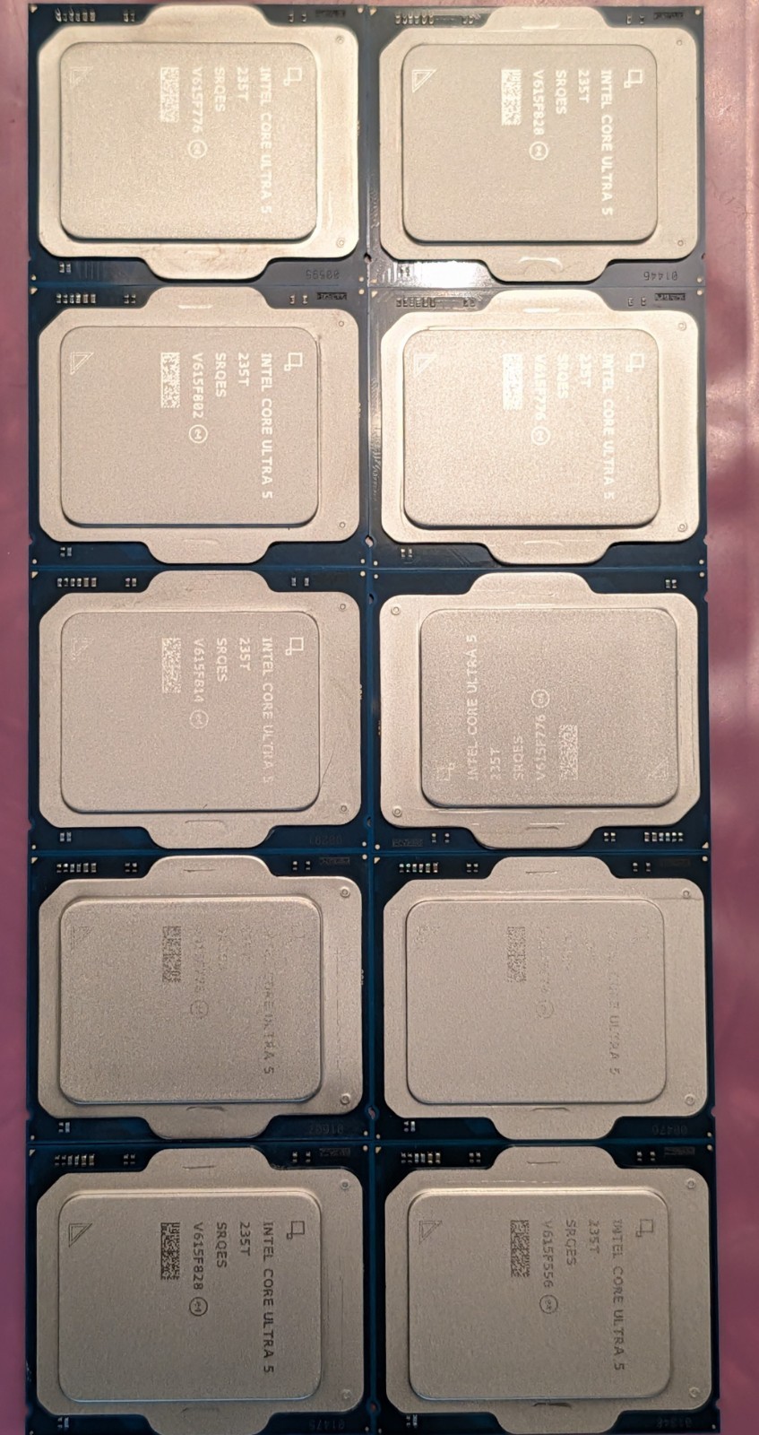 Intel Core Ultra 5 SRQES CPU Processor LOT OF 10 PCS