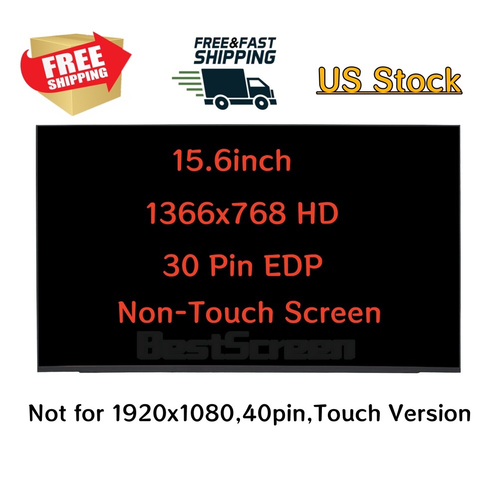 Innolux N156BGA-E53 Rev.C1 HD 1366x768 30pin LCD Screen LED Display for Dell