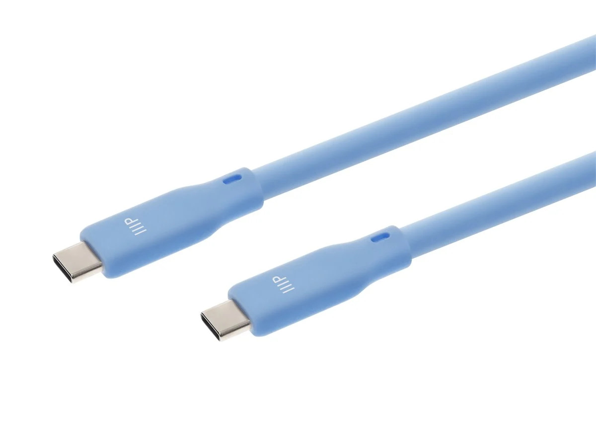 Monoprice USB4 Gen 3 Silicone Cable - 40Gbps, 8K60Hz, 4K120Hz, PD 3.1 Fast
