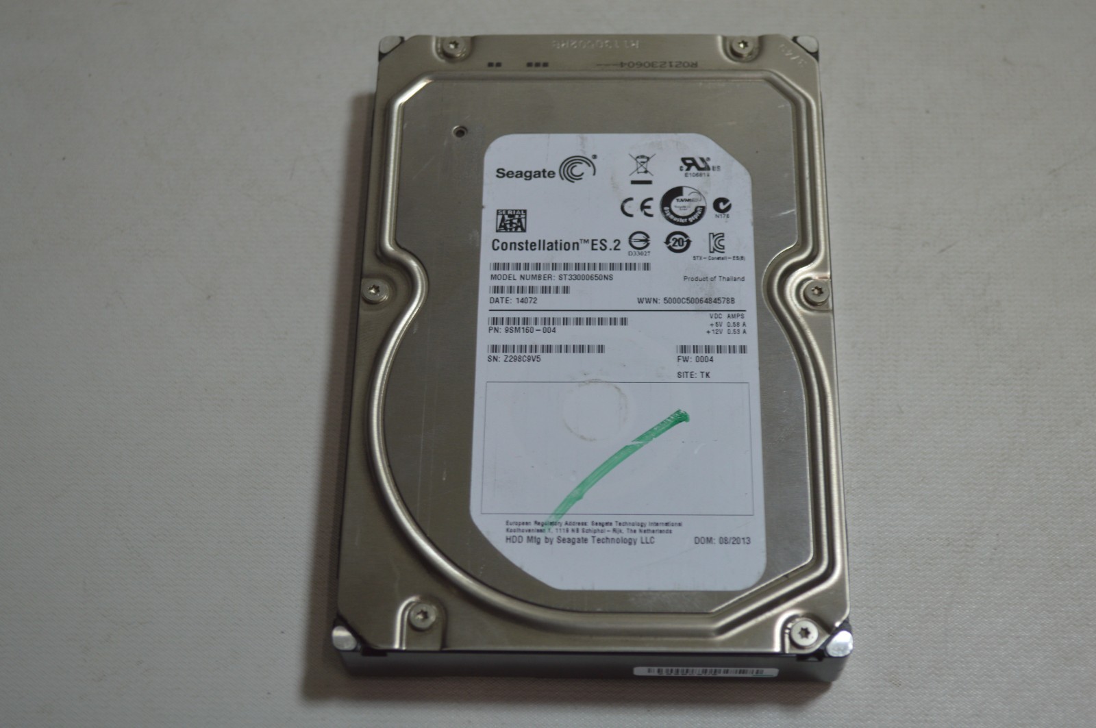 Seagate Constellation 3TB 3.5" SATA Desktop Hard Drive HDD ST33000650NS
