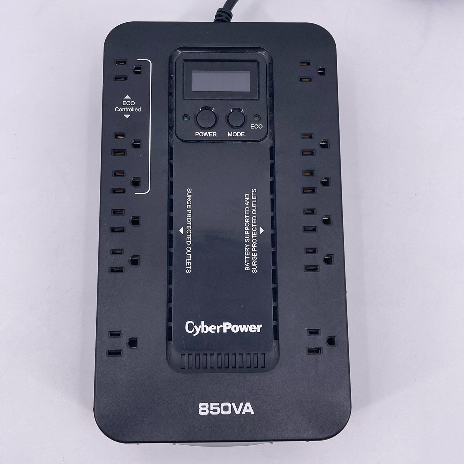 CyberPower EC850LCD Ecologic UPS Battery Back Up Surge Protector 12 Outlets