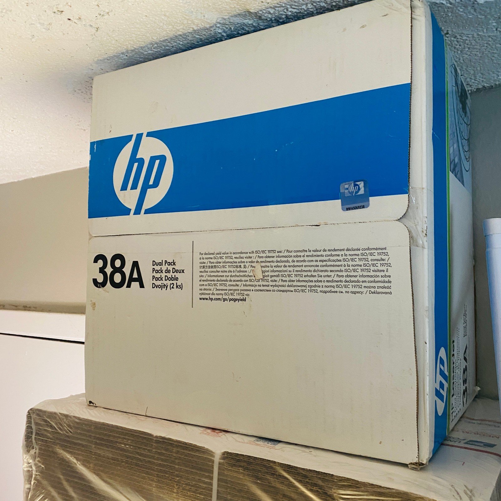 Genuine HP LaserJet 4200 Dual Pack Black Toner Print Cartridge 38A Q1338D Sealed