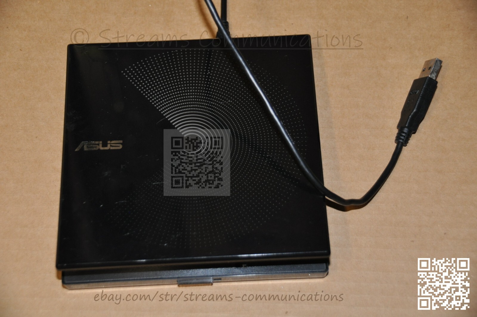 ASUS SDR-08B1-U-12 External Slim Mini USB Optical Drive For Laptops and Desktops