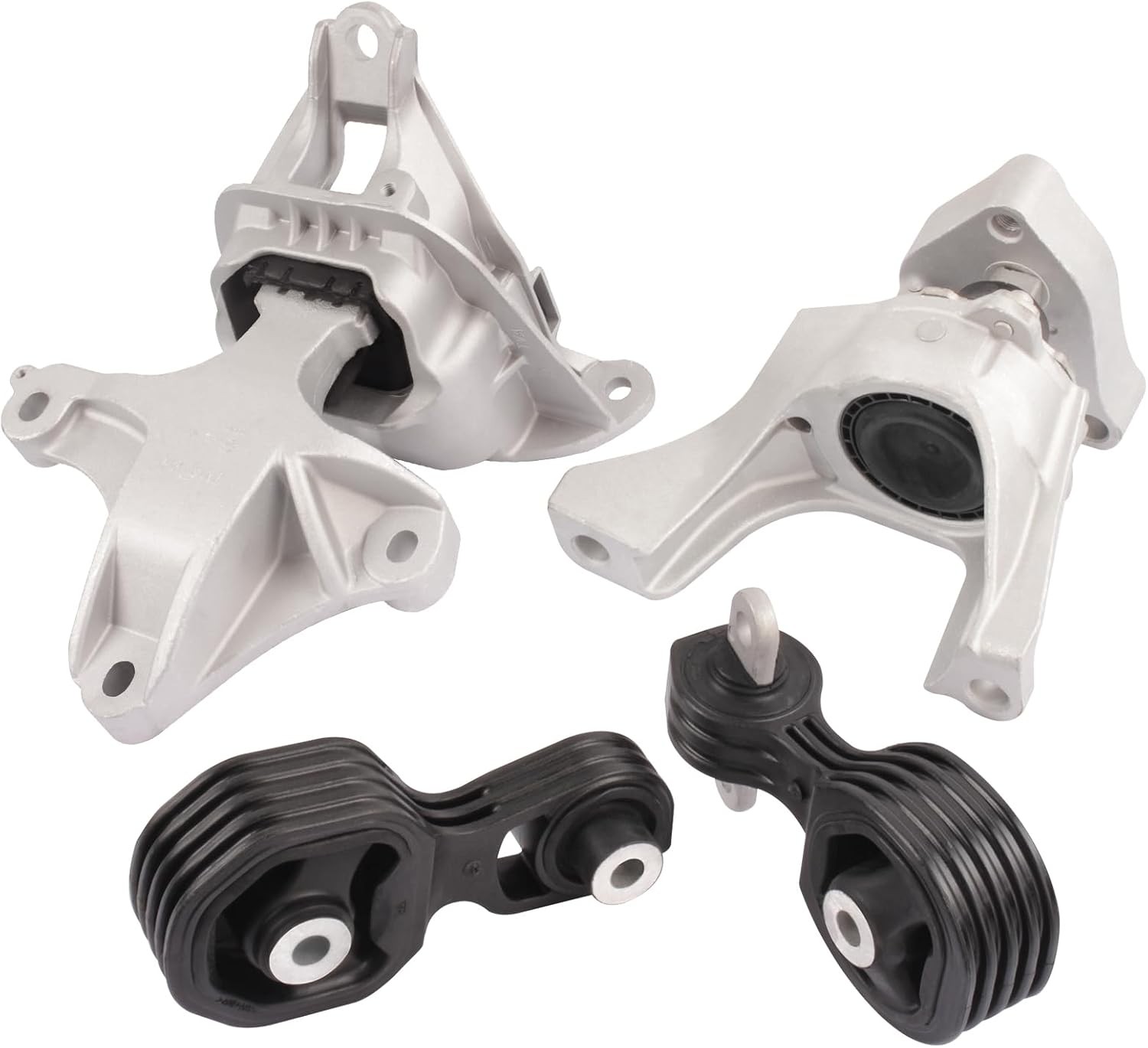  Engine Motor and Transmission Mount Kit Compatible with Black 2018-2022 Accord