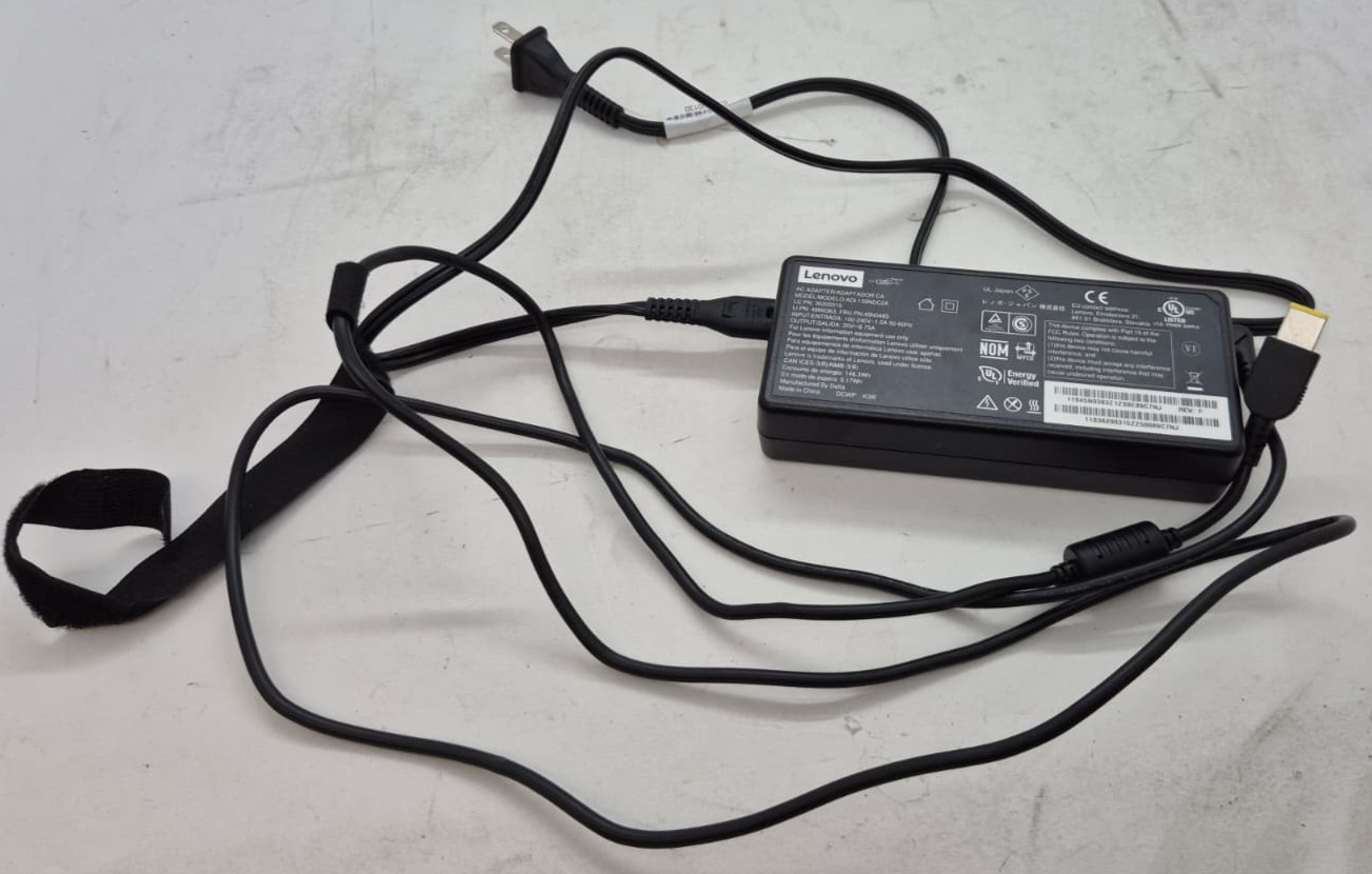Lenovo ThinkPad - 135W Slim Tip AC Adapter - ADL135NDC2A W/ Power Cable