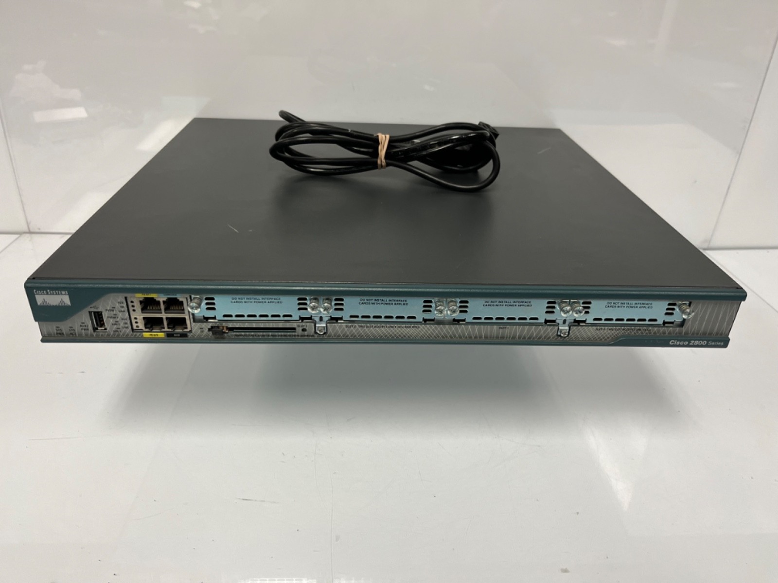CISCO 2801 V03 Ethernet Integrated Service Router Rack Mountable #3