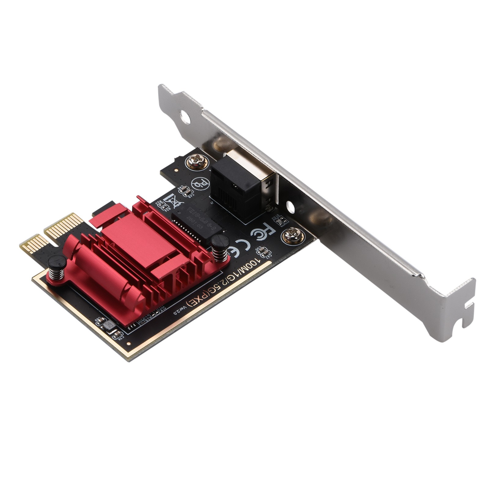1Pc 2.5G PCI-E To RJ45 Network Adapter Gaming Network Card For PC Win7/8/10/11