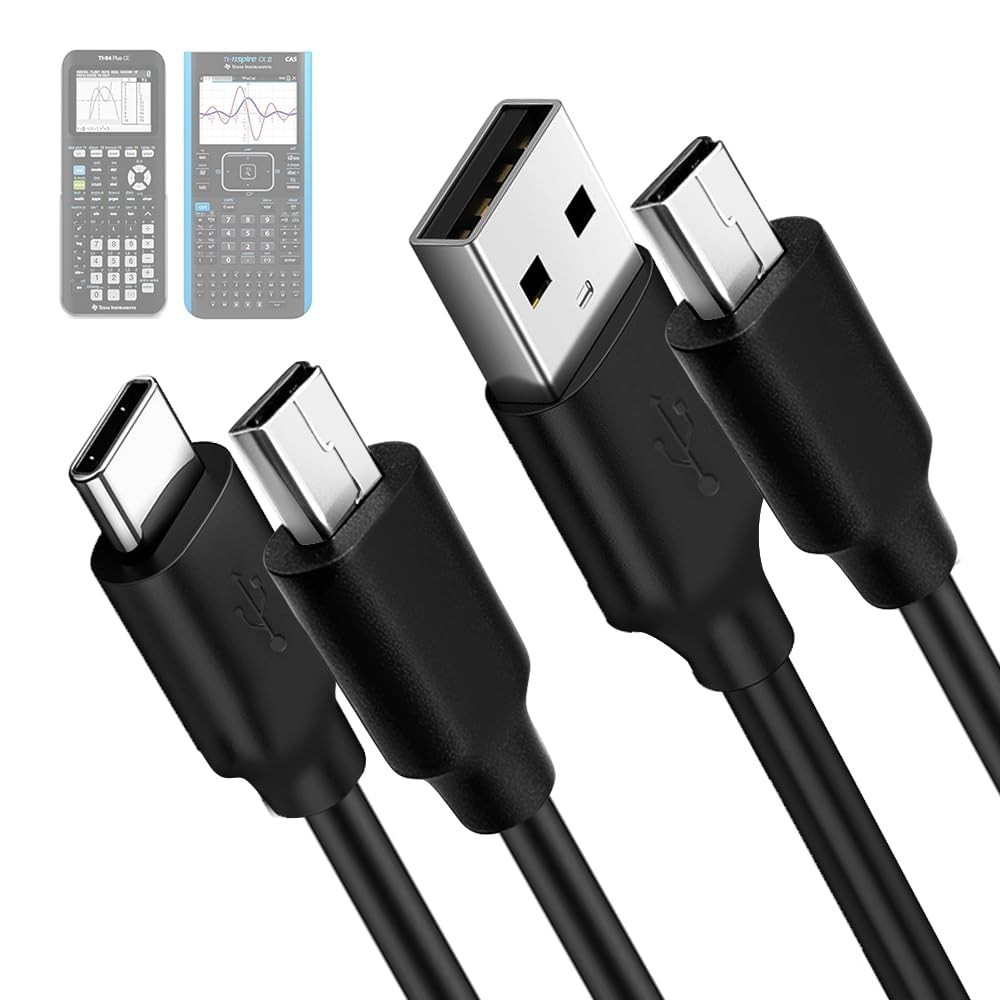 Tedubax [2-Pack USB & C Charging Cable for Texas 2-Pack, & C