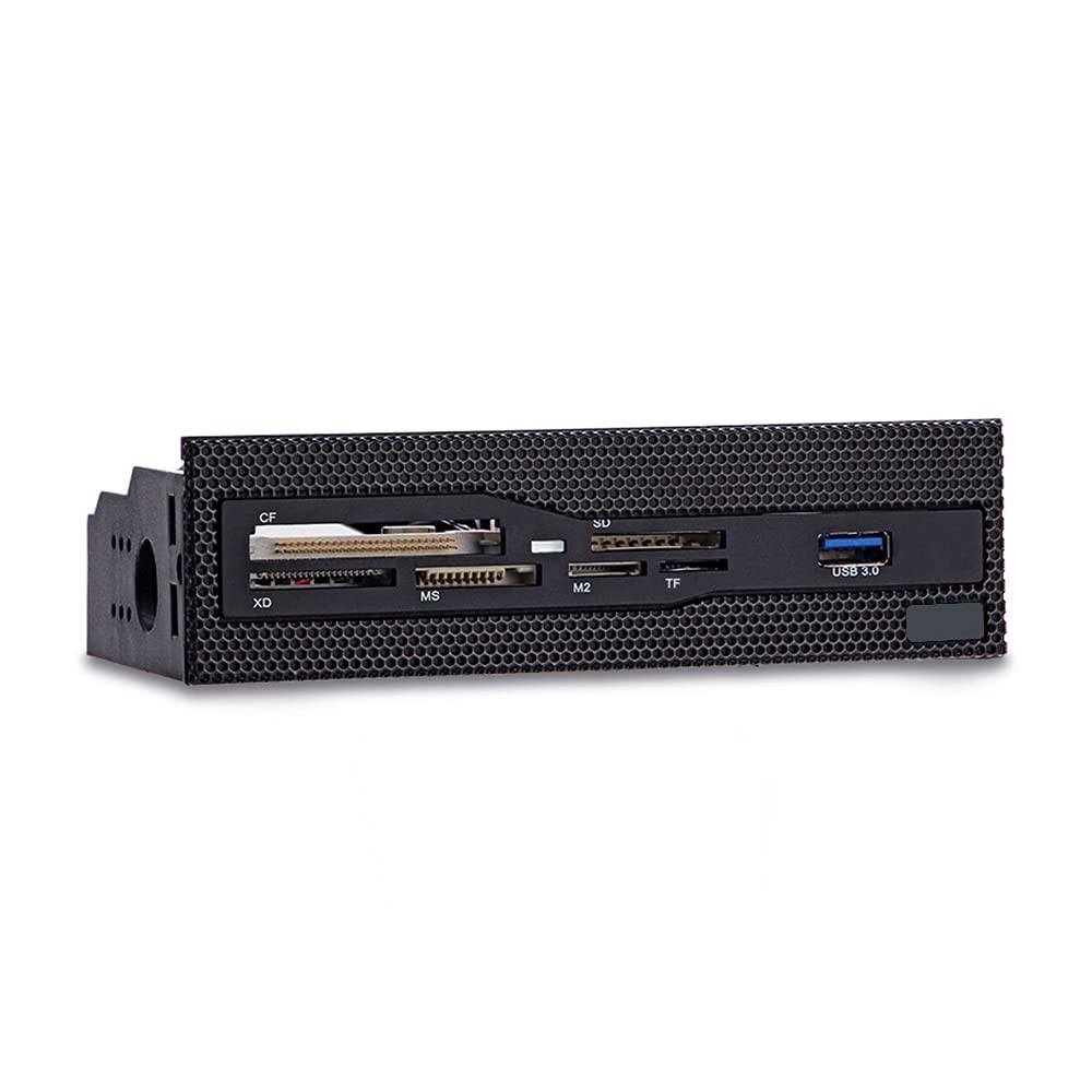 5.25 Internal Card Reader Media Multi-Function Dashboard PC Front Panel USB 3...