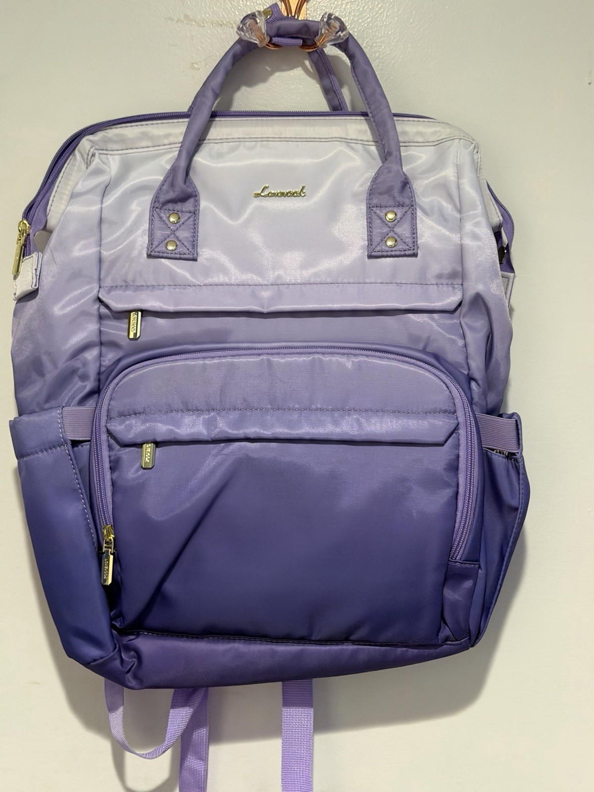 LOVEVOOK Laptop Backpack for Women,15.6 Inch Womens Travel Backpack-purple NWT