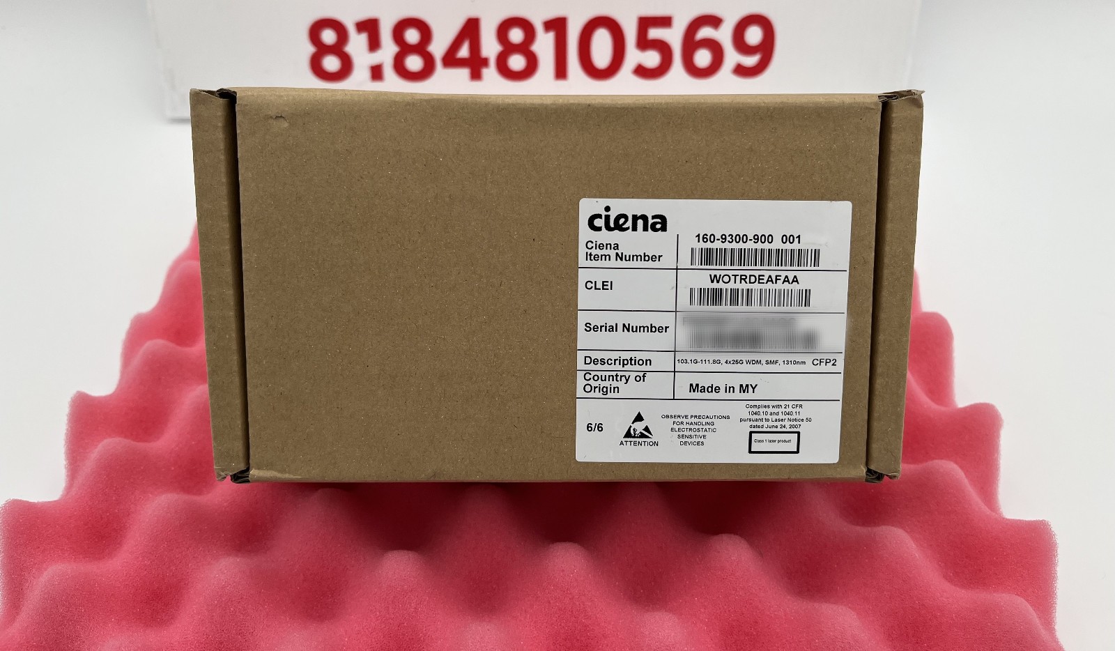 CIENA 160-9300-900 103.1G-111.8G Transceiver Module (WE BUY CIENA)