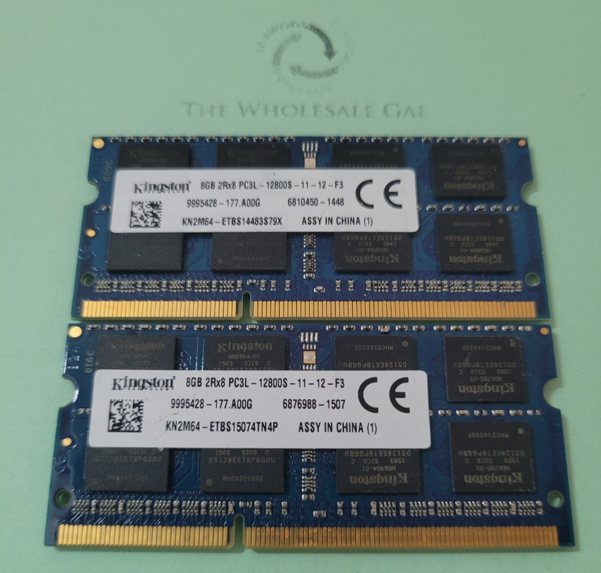 Kingston 16GB (2X8GB) 2Rx8 PC3L-12800S 1600Mhz SODIMM Laptop Memory