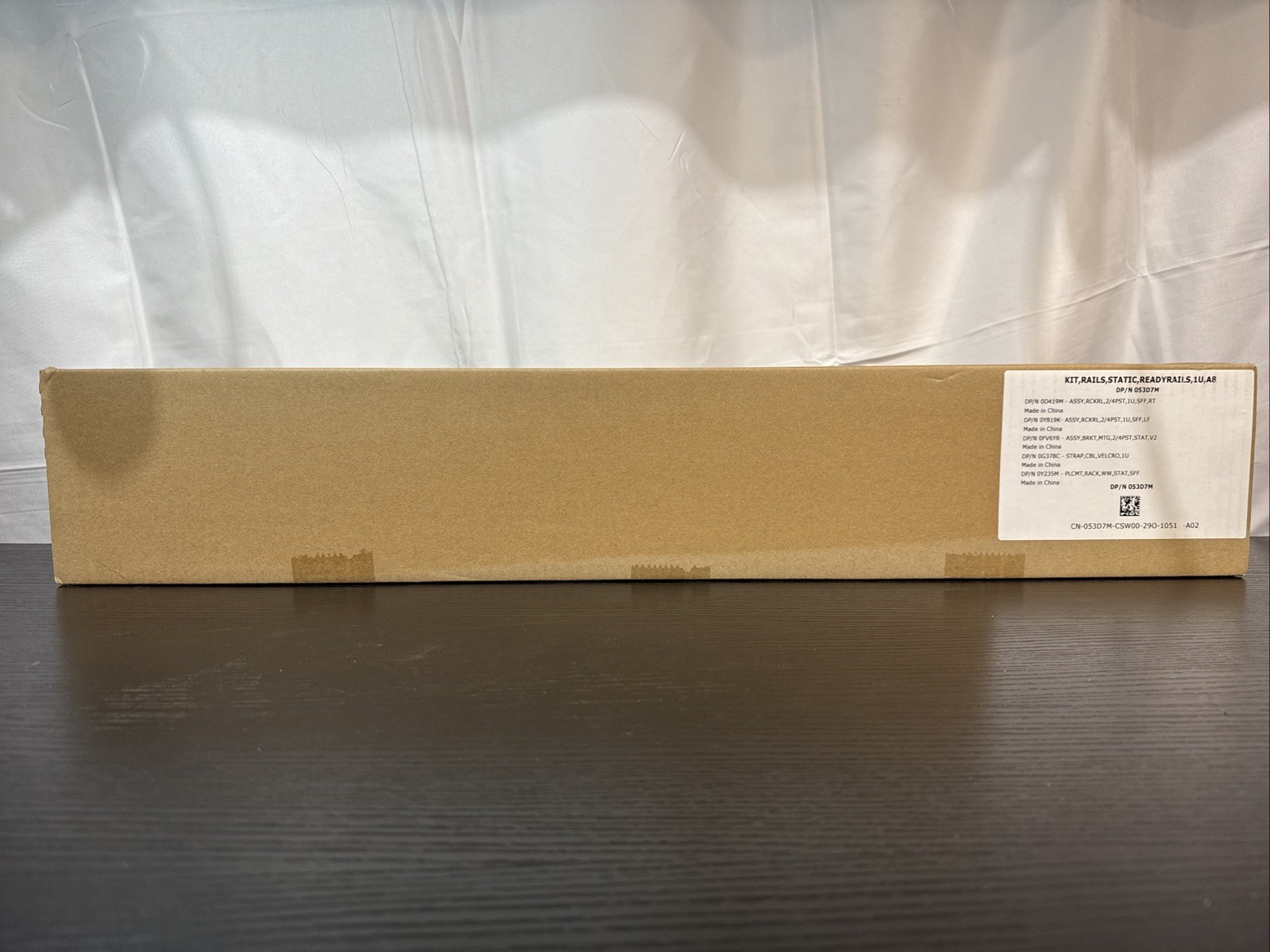 Dell PowerEdge KIT, RAILS, STATIC, READYRAILS, 1U, A8 DP/N 053D7M - NEW SEALED