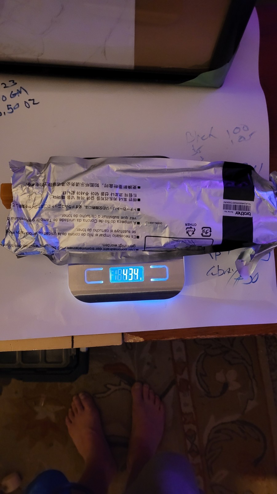 Brother TN223BK in "Open Box, Open Foil"
