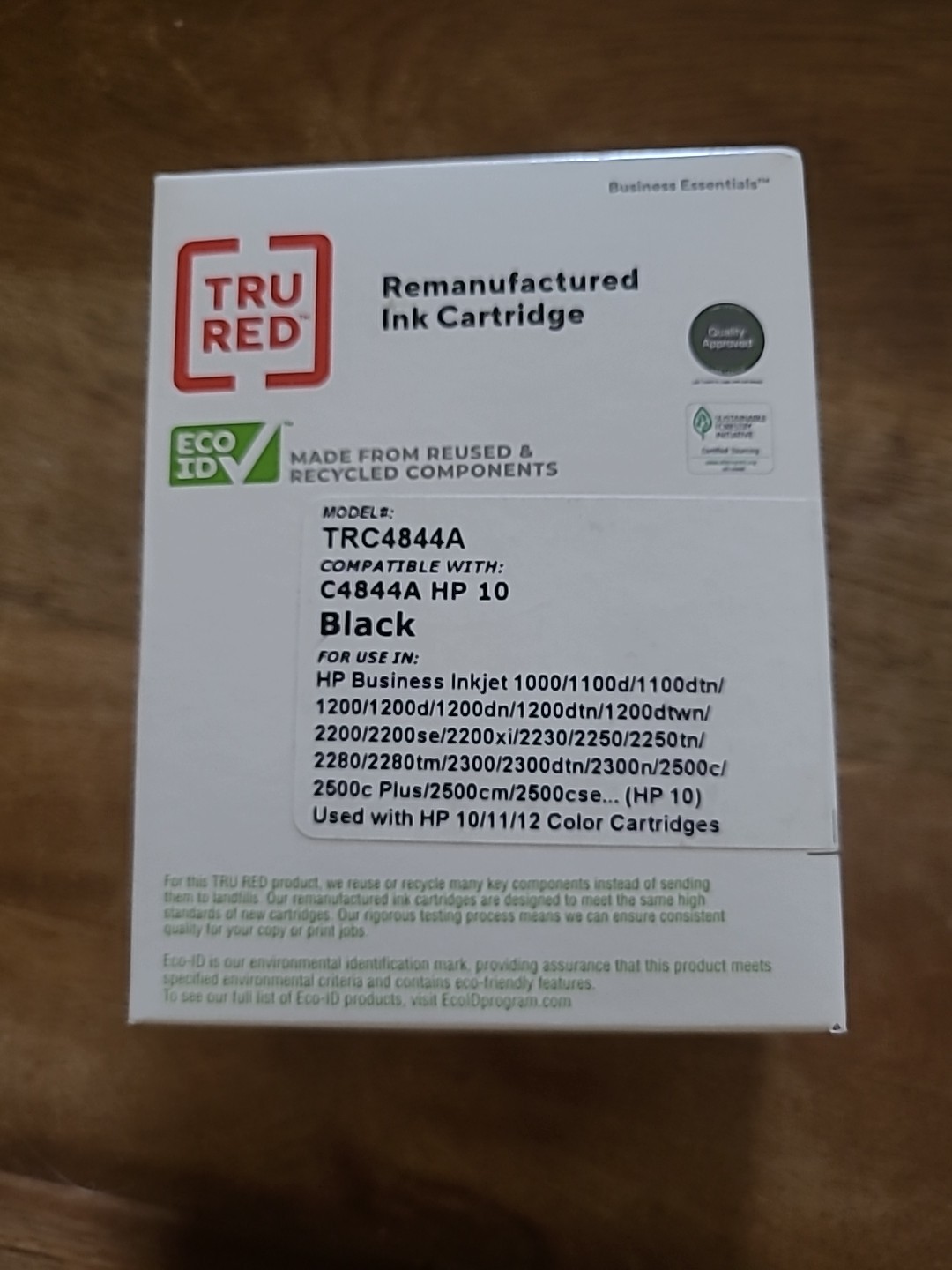 TRU RED  Ink Cartridge Replacement for HP 10  (Black)