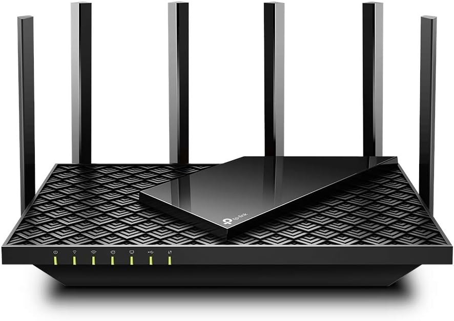 TP-Link Archer AXE75 AXE5400 Tri-Band WiFi 6E Router, 6GHz, Gigabit, OneMesh