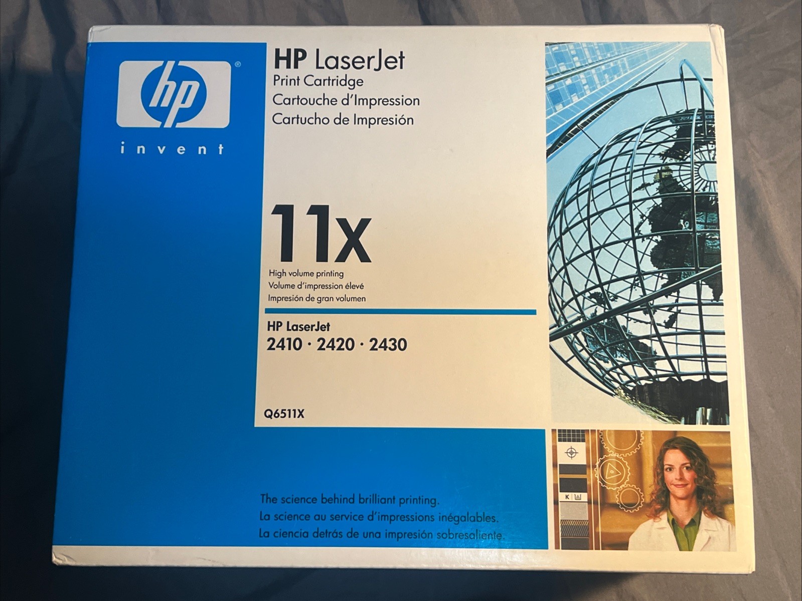 HP 11X (Q6511X) Black LaserJet Toner Cartridge Original Sealed