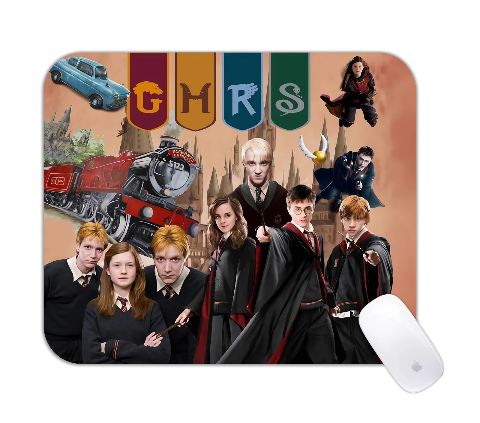 Harry Potter Wizard School Adventure Desk Mat Magical Fantasy Gaming Mouse Pad