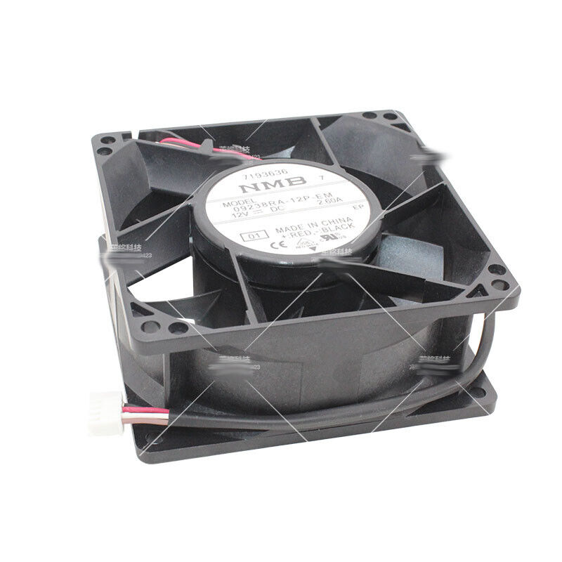 Qty:1pc 4-wire PWM cooling fan 09238RA-12P-EM 9038 12V 2.60A 9cm