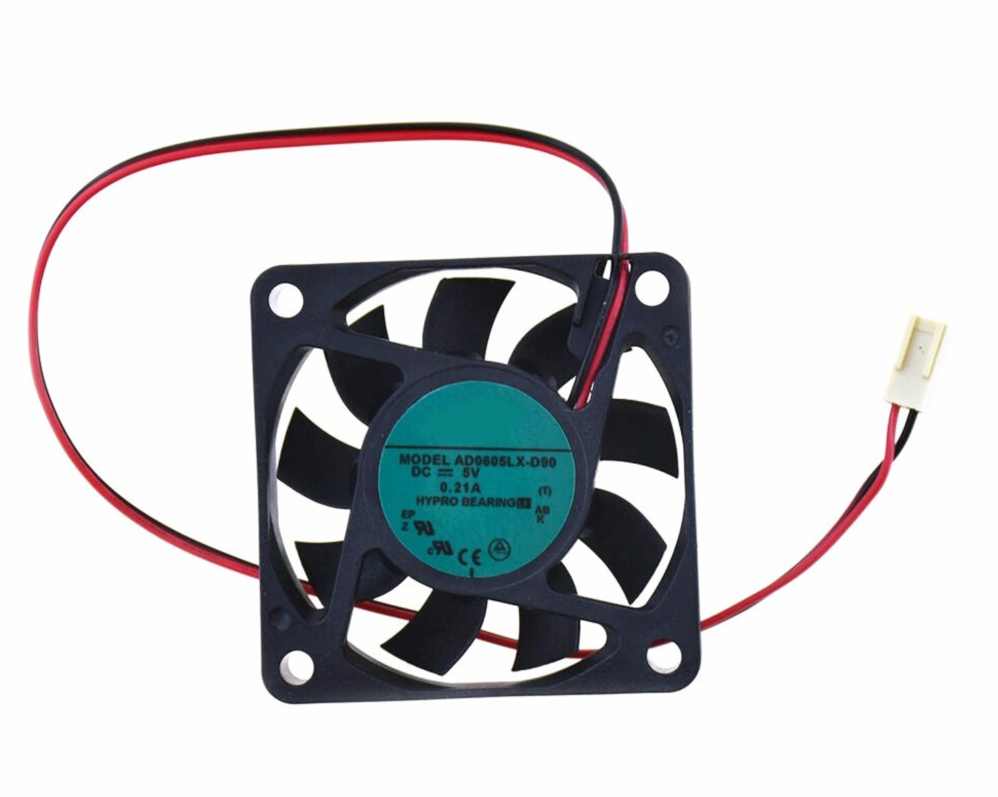Cooling fan AD0605LX-D90 For ADDA Server Square Cooler 60*60*15mm 5V 0.21A 2pin