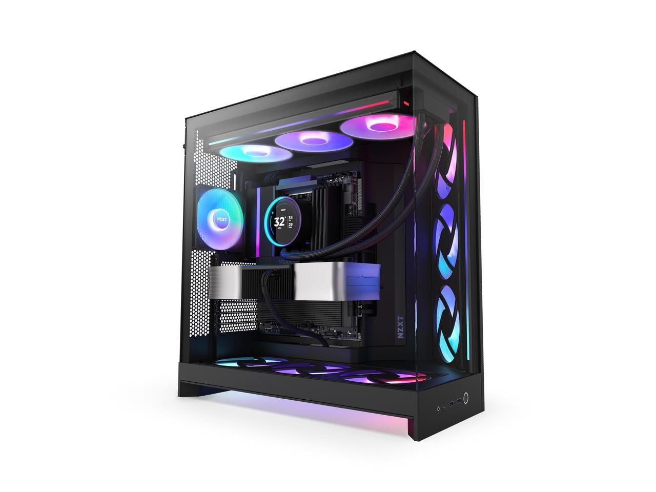 NZXT Large Dual-Chamber Mid-Tower ATX Airflow Case (cm-h92fb-r1) (cmh92fbr1)
