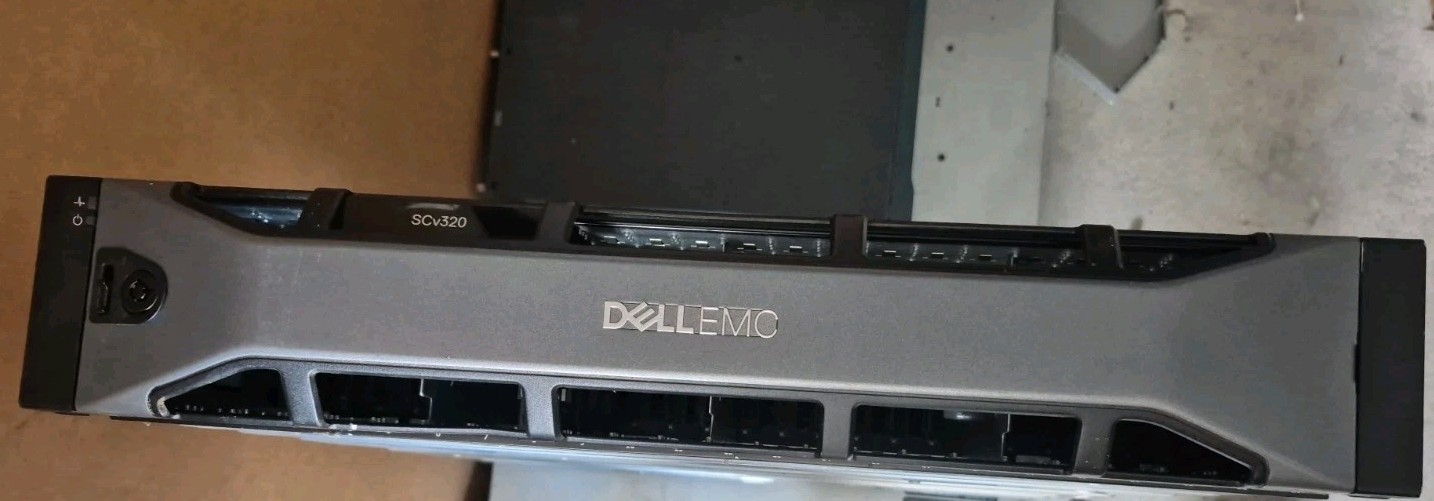 Dell EMC SCv320 24x1.2TB SAS 10K SAN Disk Storage Array For Parts Unknown Cond.