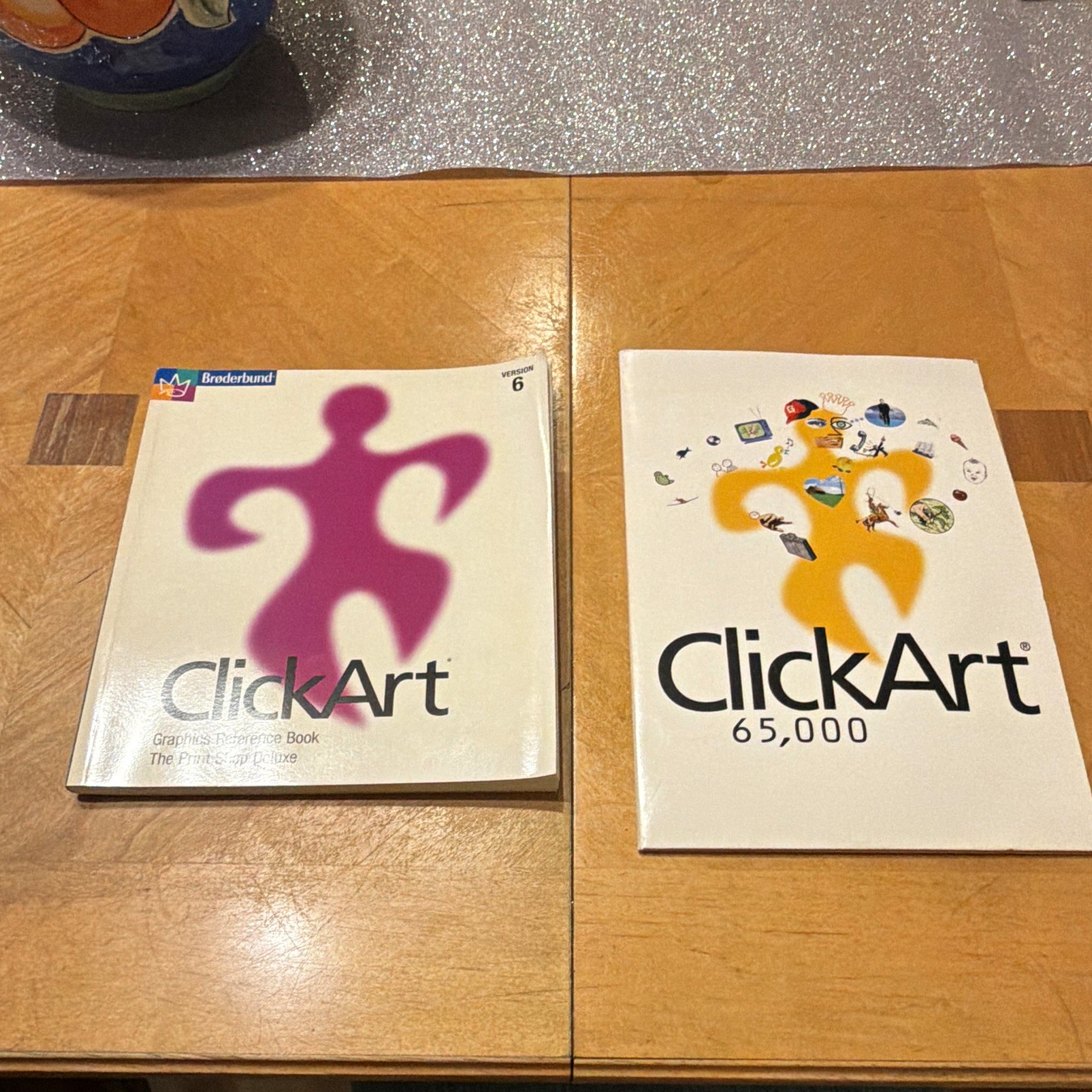 Broderbund ClickArt 65,000 v6 Clip Art CD Set Discs 1-6 Windows English