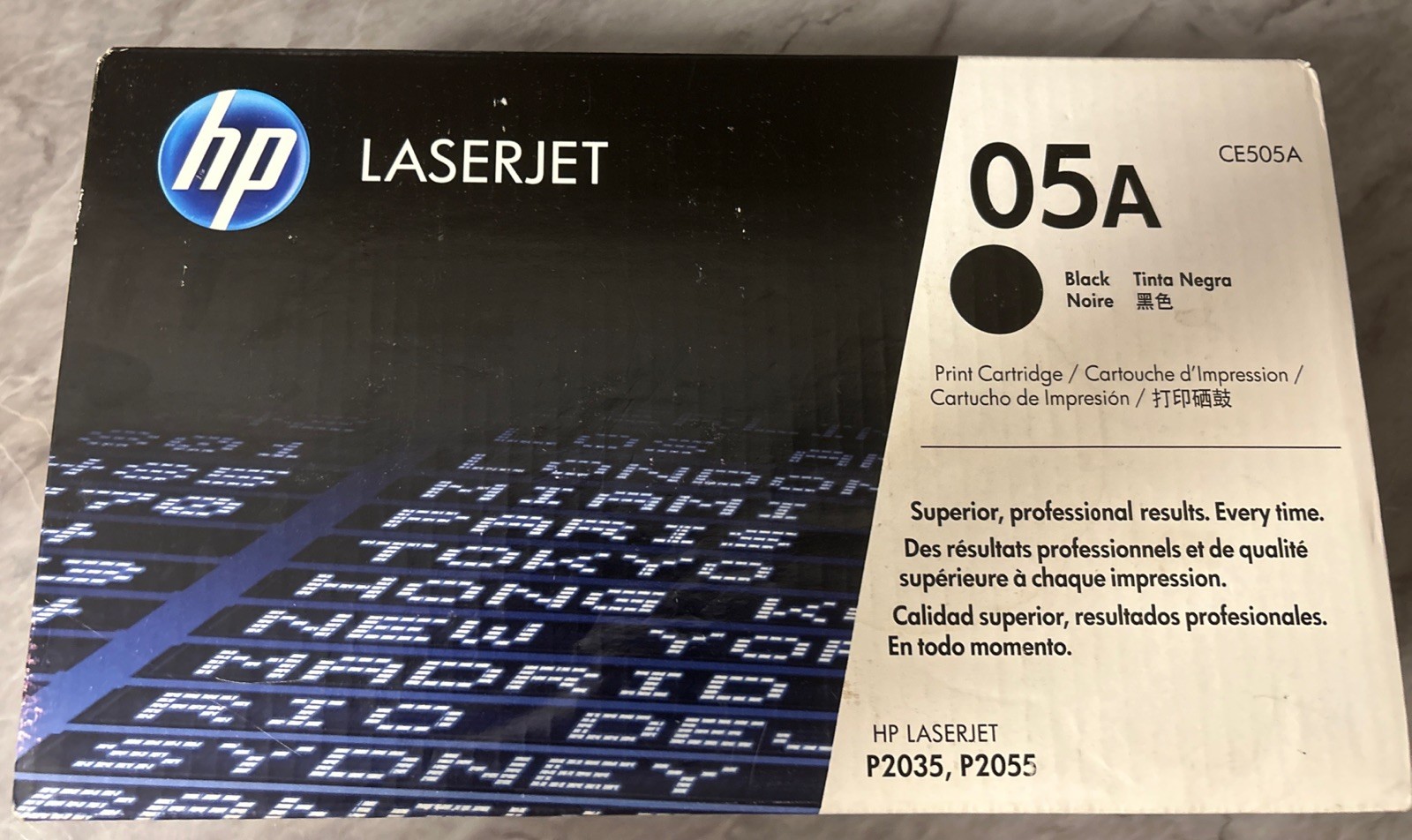 New  HP 05A Black Original LaserJet Toner Cartridge, CE505A LaserJet P2035 P2055