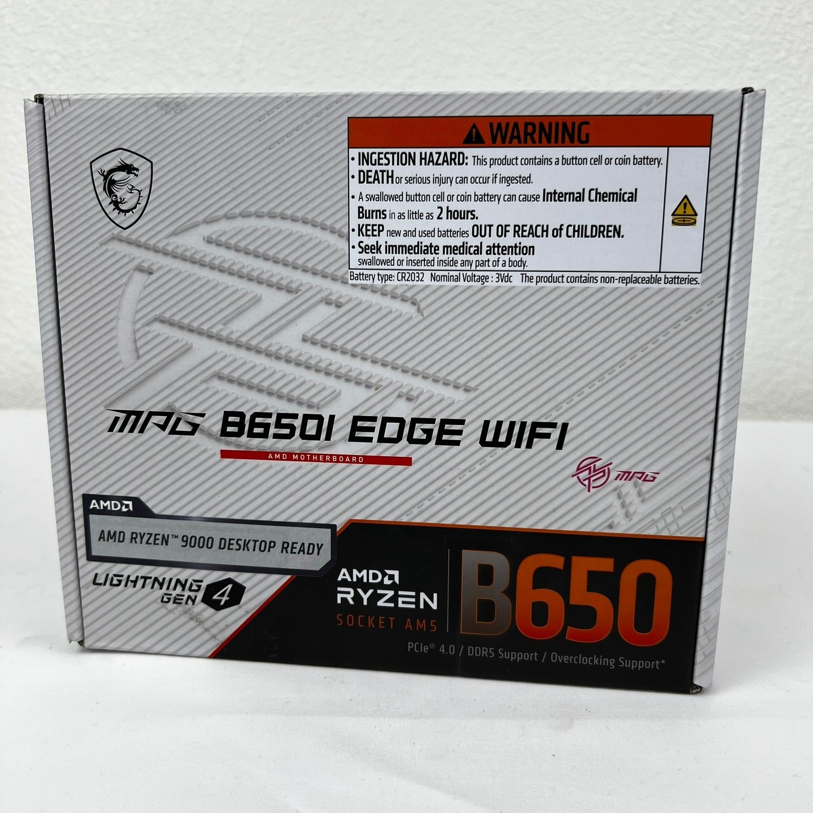 MSI MPG B650I EDGE WIFI AM5 Mini-ITX Motherboard DDR5 Wi-Fi 6E Bluetooth 5.3